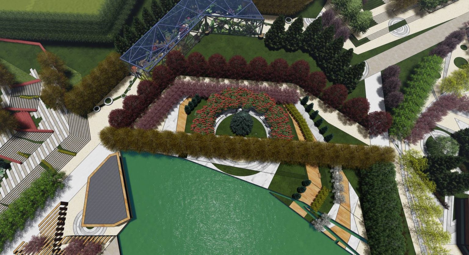 Kent Park Peyzaj Projesi, Konsept; Yeryüzünde Yırtılmalar Yeşil Mimar